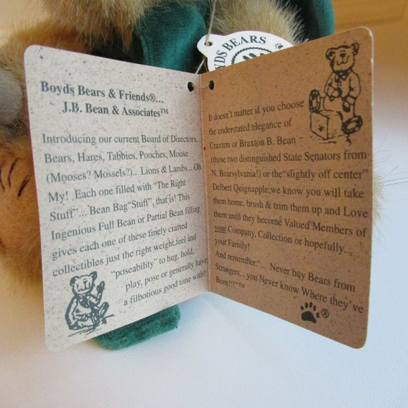 "CZ Comet" Boyds Bears - Picture 9 of 12